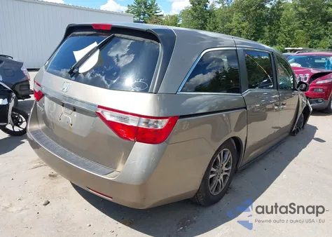 2011 Honda Odyssey Ex-L from USA, damaged, VIN 5FNRL5H66BB005826